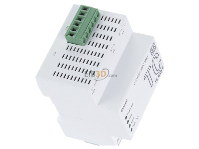 Ansicht oben links Theben TC649E Zeitschaltuhr digital LAN, Astro 4TE 