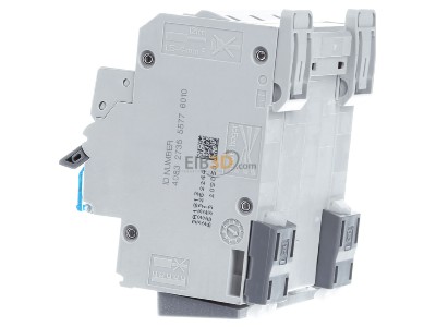 View on the right Hager ADM416QC Earth leakage circuit breaker B16/0,03A 
