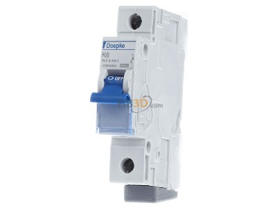 Front view Doepke DLS 6I K6-1 10KA Miniature circuit breaker 1-p K6A 
