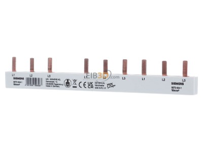 Frontansicht Siemens 5ST3624-1 Stiftsammelschiene 10mm2 Anschluss: 3p 