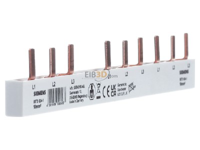 Ansicht links Siemens 5ST3624-1 Stiftsammelschiene 10mm2 Anschluss: 3p 