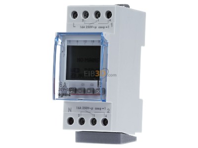 Front view Legrand Bticino AlphaRex DY22/41276 Digital time switch 230VAC 
