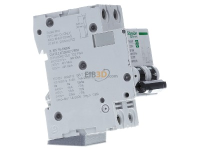 View on the left Schneider Electric M9F21216 Miniature circuit breaker 2-p B16A 
