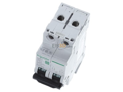 View up front Schneider Electric M9F21216 Miniature circuit breaker 2-p B16A 
