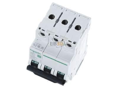 View up front Schneider Electric M9F22310 Miniature circuit breaker 3-p C10A 
