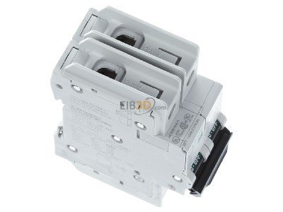 View top left Schneider Electric M9F42204 Miniature circuit breaker 2-p C4A 

