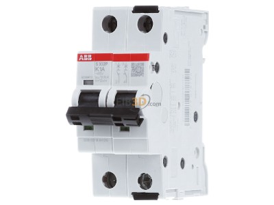 Frontansicht ABB S302P-K1 Sicherungsautomat K-Char. 25kA, 1A, 2P 