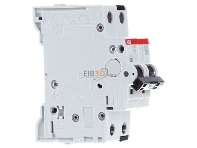 Ansicht links ABB S302P-K1 Sicherungsautomat K-Char. 25kA, 1A, 2P 