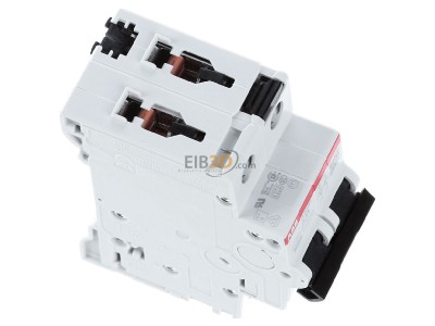Ansicht oben links ABB S302P-K1 Sicherungsautomat K-Char. 25kA, 1A, 2P 