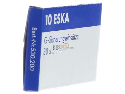 Ansicht links Eska 530.227 G-Sicherungseinsatz M 10A 5x30mm 