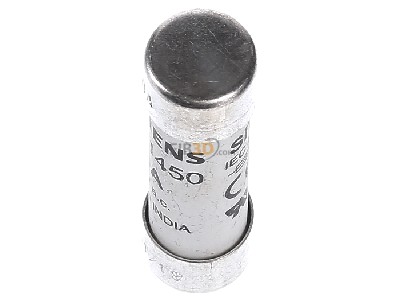 View top right Siemens 3NC1450 Cylindrical fuse 14x51 mm 50A 
