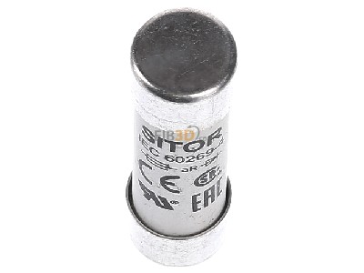 Top rear view Siemens 3NC1450 Cylindrical fuse 14x51 mm 50A 

