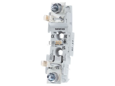 Front view Siemens 3NH3051 Low Voltage HRC fuse base 1xNH00 160A 

