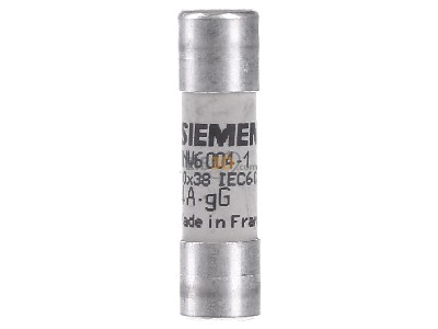 Frontansicht Siemens 3NW6004-1 Zylindersicherung Ohne Anzeiger,Gr.10 