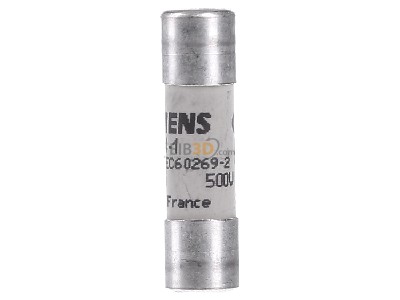 View on the right Siemens 3NW6004-1 Cylindrical fuse 10x38 mm 4A 
