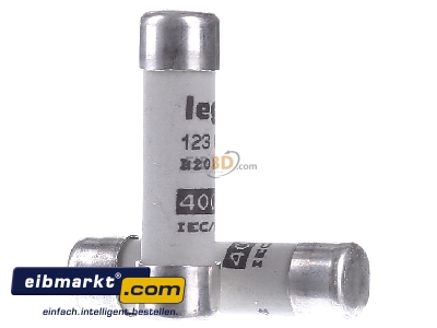 View on the left Legrand (BT) 12304 Cylindrical fuse 4A
