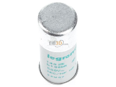 View up front Legrand Bticino 14025 Cylindrical fuse 14x51 mm 25A 
