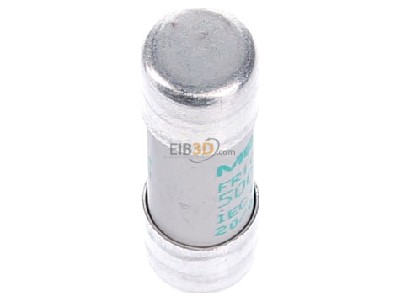 View top left Mersen FR10AM50V16 Cylindrical fuse 10x38 mm 16A 
