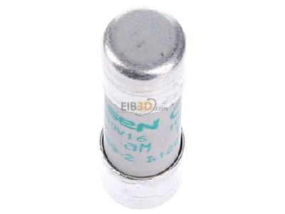 View top right Mersen FR10AM50V16 Cylindrical fuse 10x38 mm 16A 
