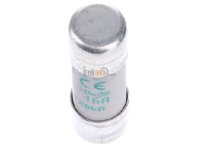 Top rear view Mersen FR10AM50V16 Cylindrical fuse 10x38 mm 16A 
