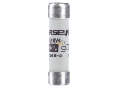 View on the right Mersen FR8GG40V4 Cylindrical fuse 4A 
