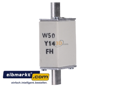 Back view Mersen 2B639. Low Voltage HRC fuse NH0 25A
