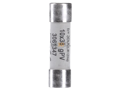 Ansicht links Phoenix FUSE 10,3x38 12A PV Sicherung bis 1000VDC,gPV Char 