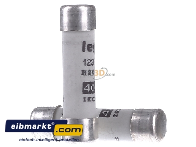 View on the left Legrand (BT) 12308 Cylindrical fuse 8A
