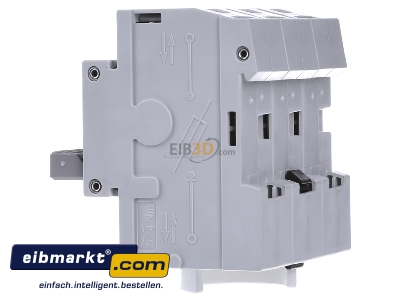 Ansicht rechts Hager L73M Schalt.-Sicherungs-Einheit D02, 3-pol,63A 