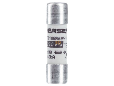Front view Mersen FR10GR69V16 Cylindrical fuse 10x38 mm 16A 
