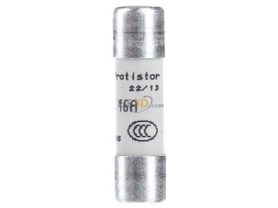 Back view Mersen FR10GR69V16 Cylindrical fuse 10x38 mm 16A 

