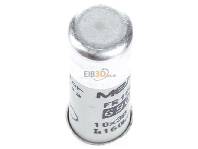 View top left Mersen FR10GR69V16 Cylindrical fuse 10x38 mm 16A 
