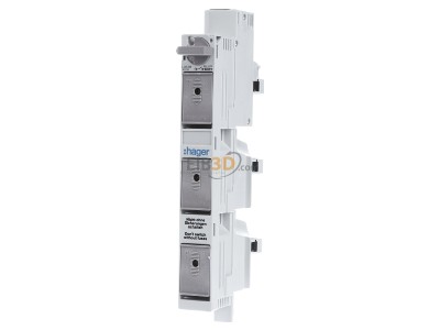 Frontansicht Hager L063M D02 Reitersicherung 3x63A,schaltbar 