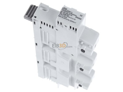 Ansicht oben rechts Hager L063M D02 Reitersicherung 3x63A,schaltbar 