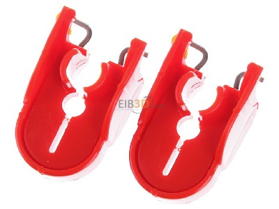 Top rear view Legrand Bticino 406303 Padlock barrier for switch 
