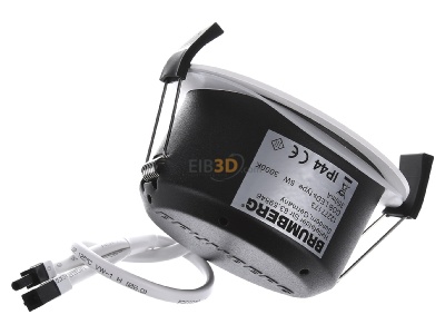Ansicht oben hinten Brumberg 12277173 LED-Einbaustrahler 3000K 350mA 