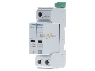 Front view Siemens 5SD7422-1 Surge protection for power supply 

