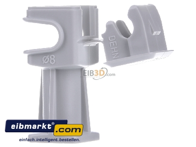 Ansicht hinten Dehn+S�hne 204 004 Leitungshalter grau H 36mm f. Rd 8mm M8 