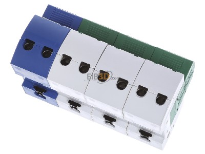 Ansicht oben hinten OBO MCD 50-B 3+1-OS Blitzstromableiter Set m.Funktionsanze. 