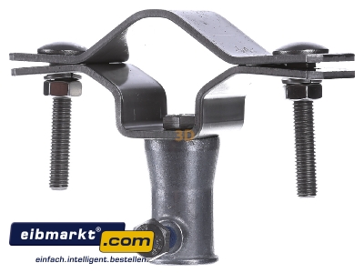 Front view Dehn+Shne 106 352 Tube clamp for lightning protection

