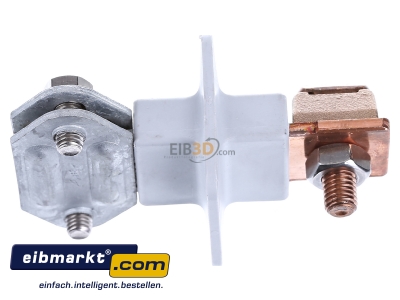 Top rear view Dehn+Shne 460 147 Lightning protection disconnect clamp
