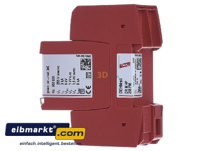 View on the right Dehn+Shne DR M 4P 255 FM Surge protection for power supply
