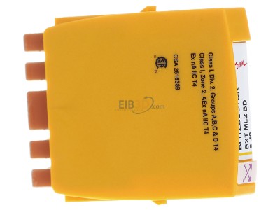 View on the left Dehn BXT ML2 BD S 48 Combined arrester for signal systems 
