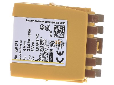 View on the right Dehn BXT ML2 BD HFS 5 Combined arrester for signal systems 
