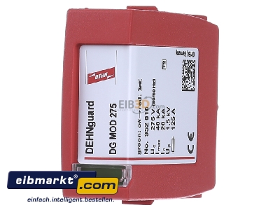 Front view Dehn+Shne DG MOD 275 Surge protection for power supply - 
