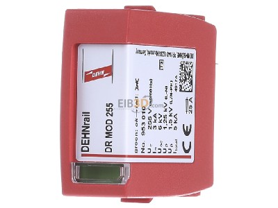 Front view Dehn DR MOD 255 Surge protection device 2-pole 
