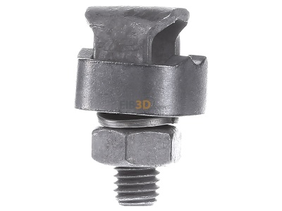 Front view Dehn 301 010 Clamp connector lightning protection 
