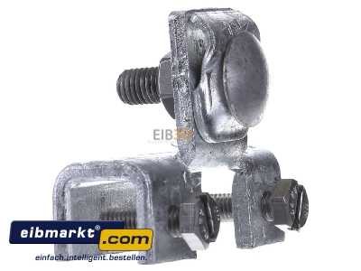 View on the left Dehn+Shne 372 110 Flange clamp for lightning protection
