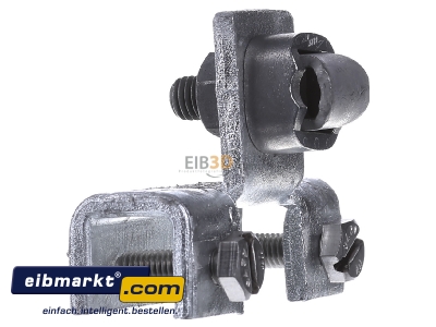 View on the left Dehn+Shne 372 120 Flange clamp for lightning protection
