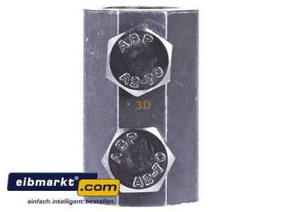 View on the left Dehn+Shne 450 001 Lightning protection disconnect clamp 
